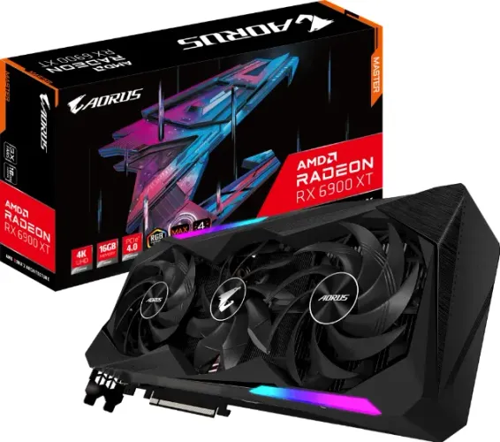 Placa de Vídeo AMD Radeon RX 6900 XT Aorus Master 16GB