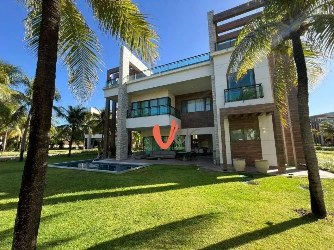 Casa com 6 dormitórios para alugar, 600 m² por R$ 65.000,00/mês - Aquiraz Riviera - Aquira