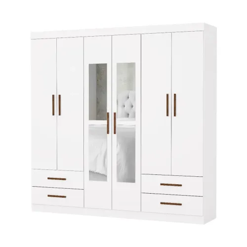 ROUPEIRO HÉRCULES 6P C/ ESPELHO NOVO A PRONTA ENTREGA ?