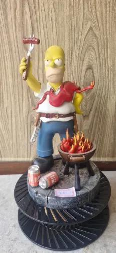 BONECO HOMMER SIMPSON DE IMPRESSÃO 3D