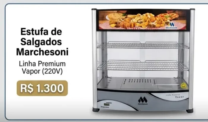 Estufa salgados