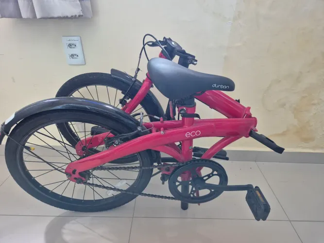 Bicicleta dobrável vermelha Durban Eco