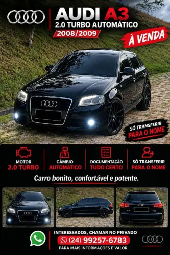 Audi A3 Sportback 2.0 16V TFSI Mec. 2009