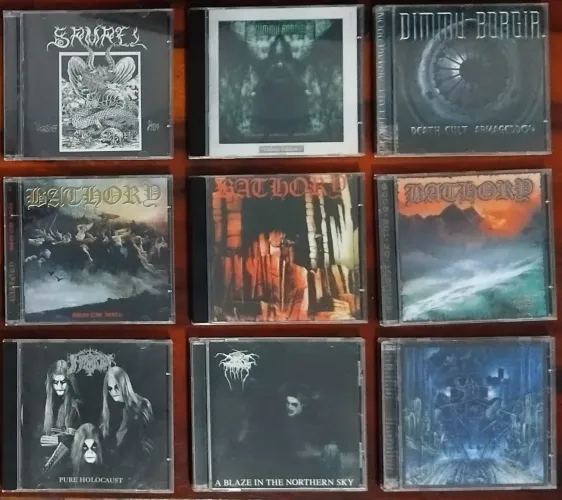 CDs Black Metal importado nacional