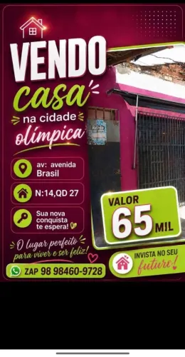Vendo casa bem localizada na avenida Brasil