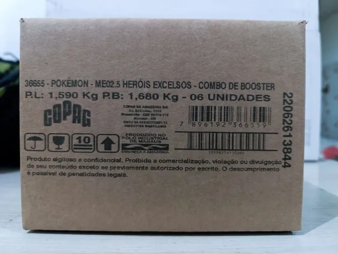 Combo De Booster Pokémon Heróis Excelsos