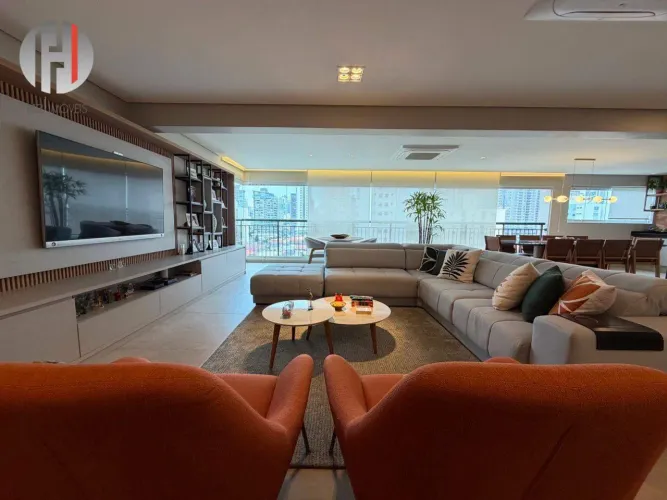 Apartamento com 3 dormitórios para alugar, 213 m² por R$ 32.734,00/mês - Brooklin - São Pa