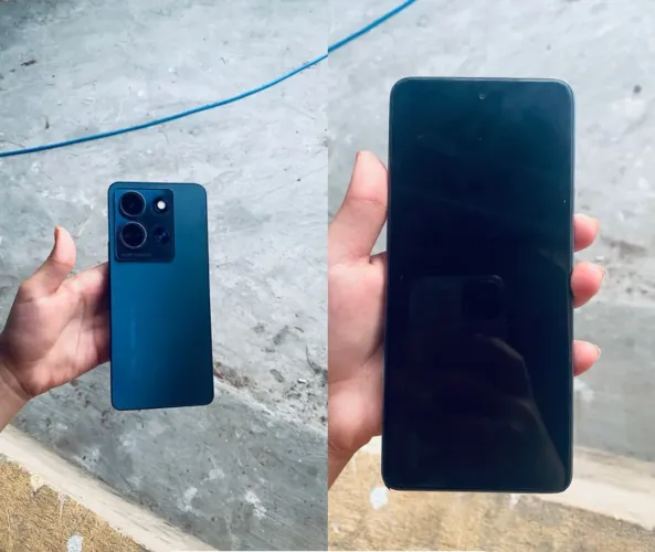 Celular infinix positivo 5G, ele está com problema só na câmera mais tirando tudo novo