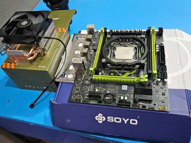 Kit xeon 2630v4 + Cooler e placa mãe