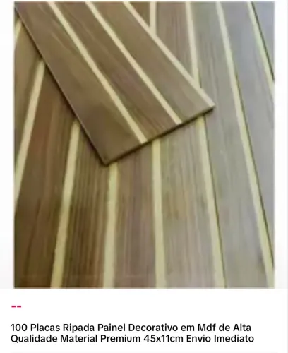 Placas Ripada Painel Decorativo MDF