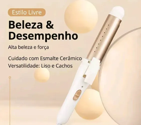 Prancha 2 em 1 - Chapinha + Babyliss ?
