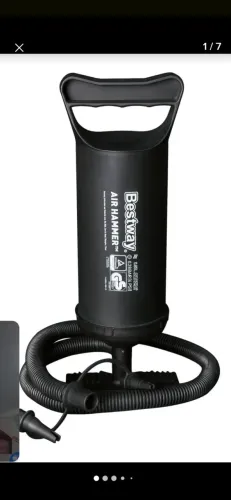 Bomba Inflável para Colchões, Pneus e Bolas, manual.