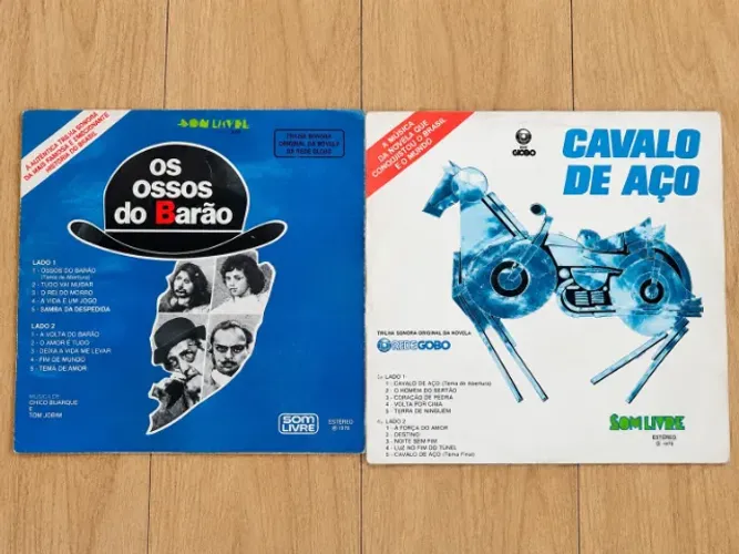 lp de vinil novelas cavalo de aço e osso do barao