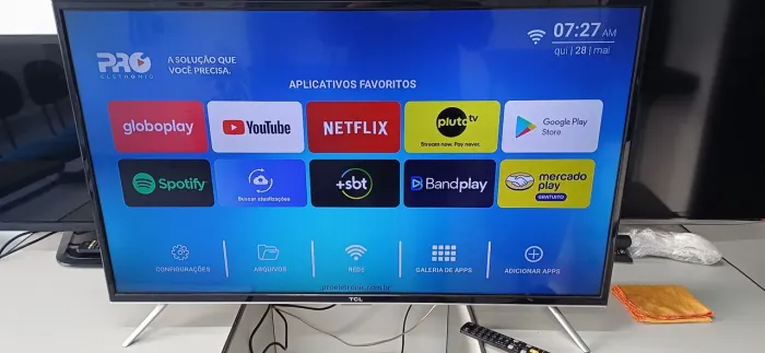 Vd tv TCL smart tv L39S4900 (REMOTO,CABO AC,PEDESTAL)
