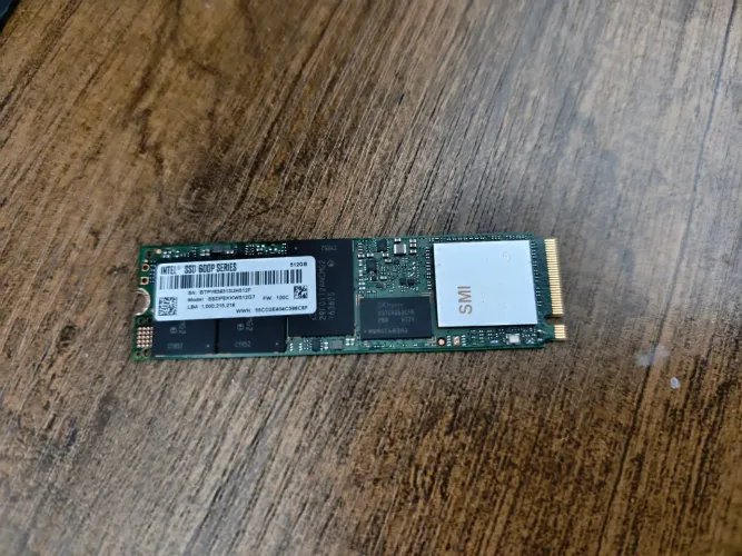 Ssd nvme m.2 Intel 600p 512gb