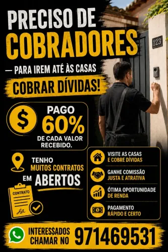 Precisa-se de cobradores