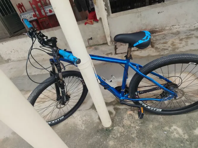 Bicicleta aro 29 freio hidráulico