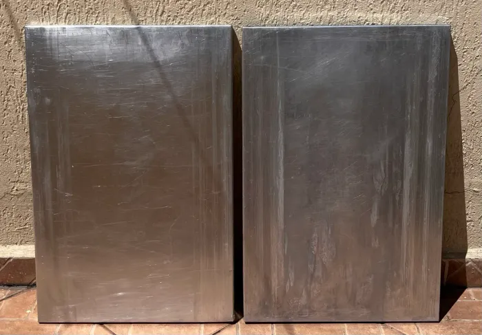 Assadeiras de alumínio 40 x 60 usadas