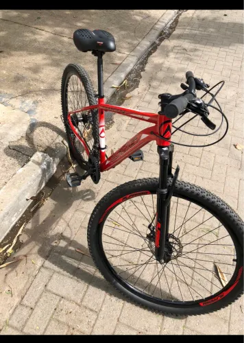 Bicicleta Alfameq aro 29 vermelha 