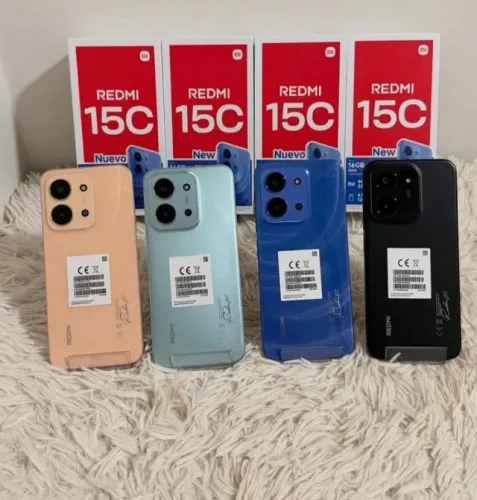 Redmi 15C 256GB + 4GB RAM R$1.049,00 a vista (azul/preto)