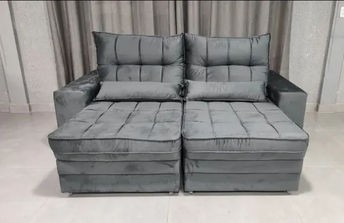 Sofa espuma d33 retrátil reclinável 2.50 