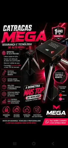 (CATRACA MEGA) BIOMETRICA