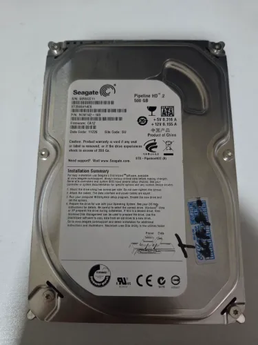 Hd Seagate 3,5 500GB USADO em bom estado 