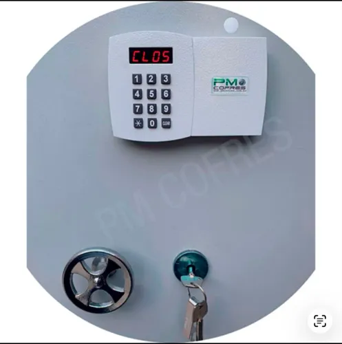 Cofre PM 130 digital + chave treta