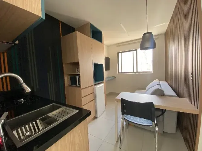 Apartamento mobiliado para locação com 1 quarto no Centro, CURITIBA - PR