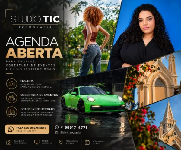 Fotografo ensaios, cobertura de eventos e outros.