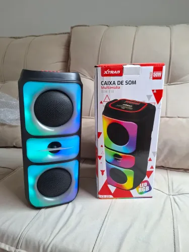 Caixa de som Bluetooth 50w som bem alto