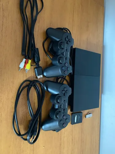 PS2 Desbloqueado Completo + 70 Jogos + 2 Controles + Memory Card