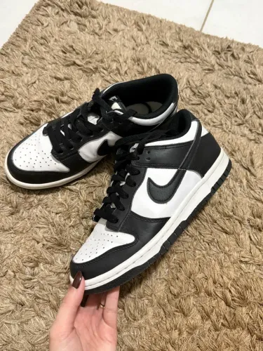 Tenis nike dunk low panda original tamanho 35