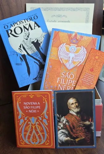 Box São Filipe Néri. O Santo da Alegria. Minha Biblioteca Católica.