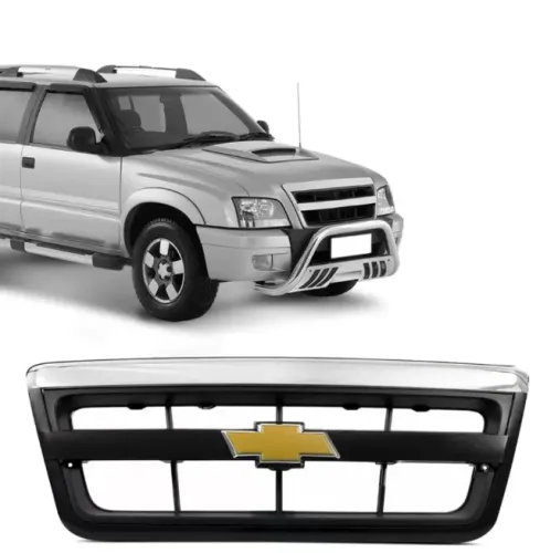 Grade Dianteira S10 e Blazer 2009 a 2011 com Friso Cromado