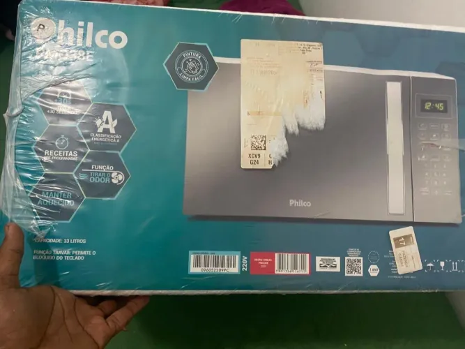 Microondas Philco 33litros 220v novo