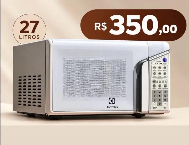 Microondas Electrolux 27 litros