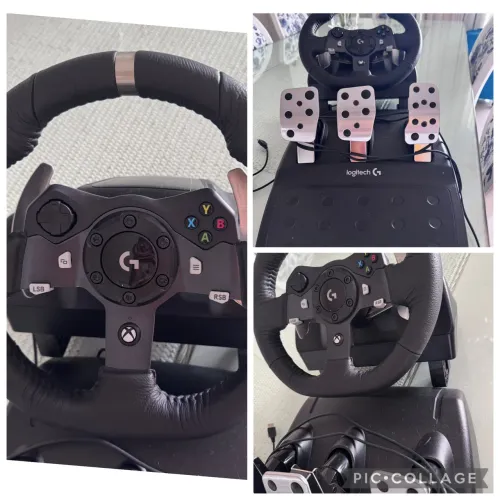 VOLANTE LOGITECH G920 DRIVING FORCE - ESTADO DE NOVO