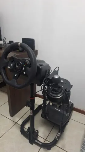 Volante Logitech G920 + Pedais + Câmbio + Cockpit - Estado de Novo!