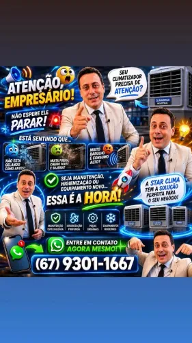 Manutenção de climatizador industrial 