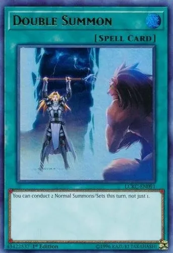 Yugioh!!! Double Summon LCKC-EN091 Ultra Rare