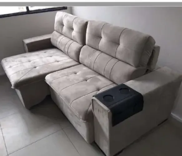 Sofá Retrátil e Reclinável 2.30 Mts Pronta Entrega