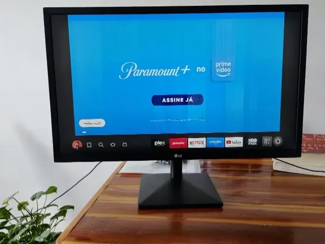 Monitor LG 23,8 polegadas Full HD IPS - Funcionando, com defeito na tela