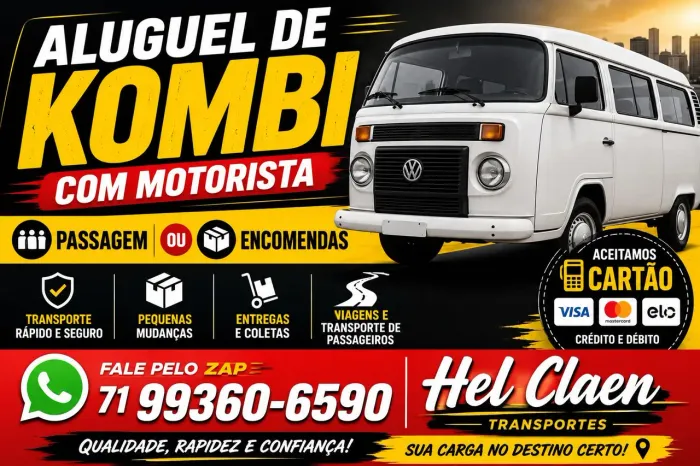 Transporte de passageiro e encomenda