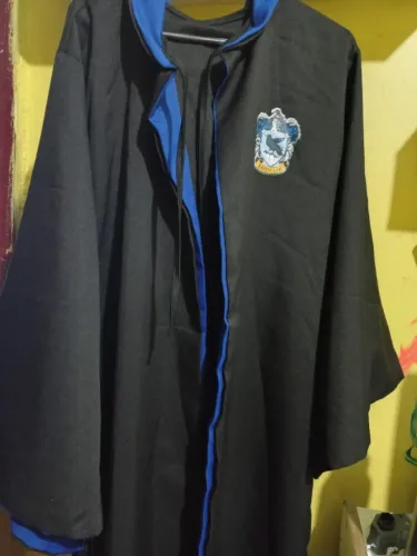 Capa corvinal Harry Potter, M + varinha Dumbledore