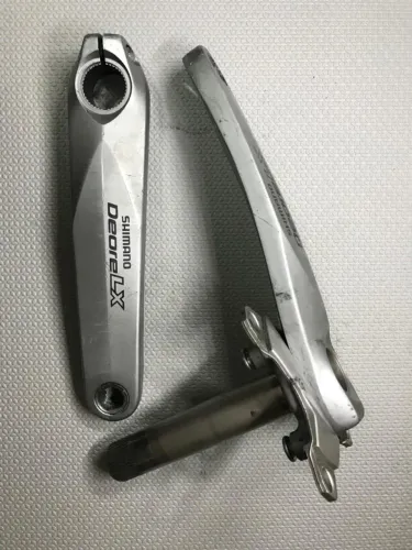 Pe de vela Shimano Deore LX m582 + movimento central Shimano