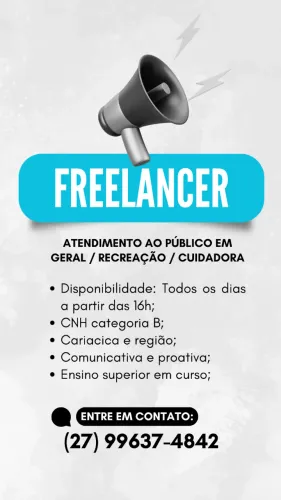 Freelancer na Grande Vitória 
