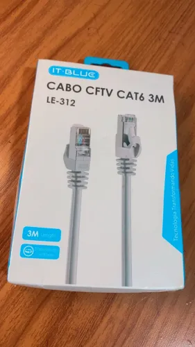 Cabo de rede CAT6 3 metros