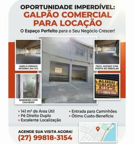 Galpão em Bairro de Fátima 141 m²