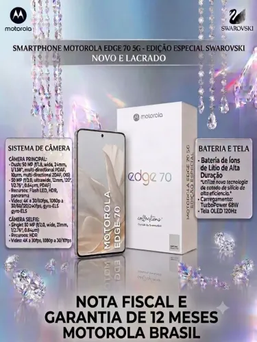 Motorola Edge 70 5G Crystals by Swarovski - 512GB 24GB